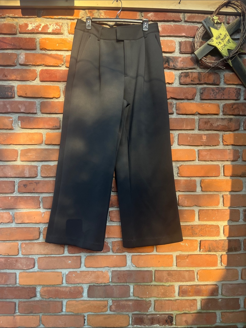 Good America Black Trousers Size 14/32